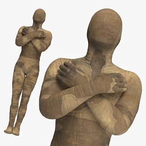 Mummy with Arms Crossed 3D model