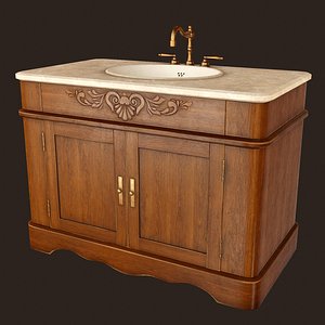 Antique Sink - PBR Game Ready model