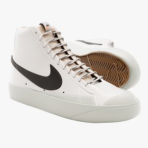 Nike Blazer Mid 77 Vintage Shoe - White Black