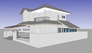 House renovation in concept model