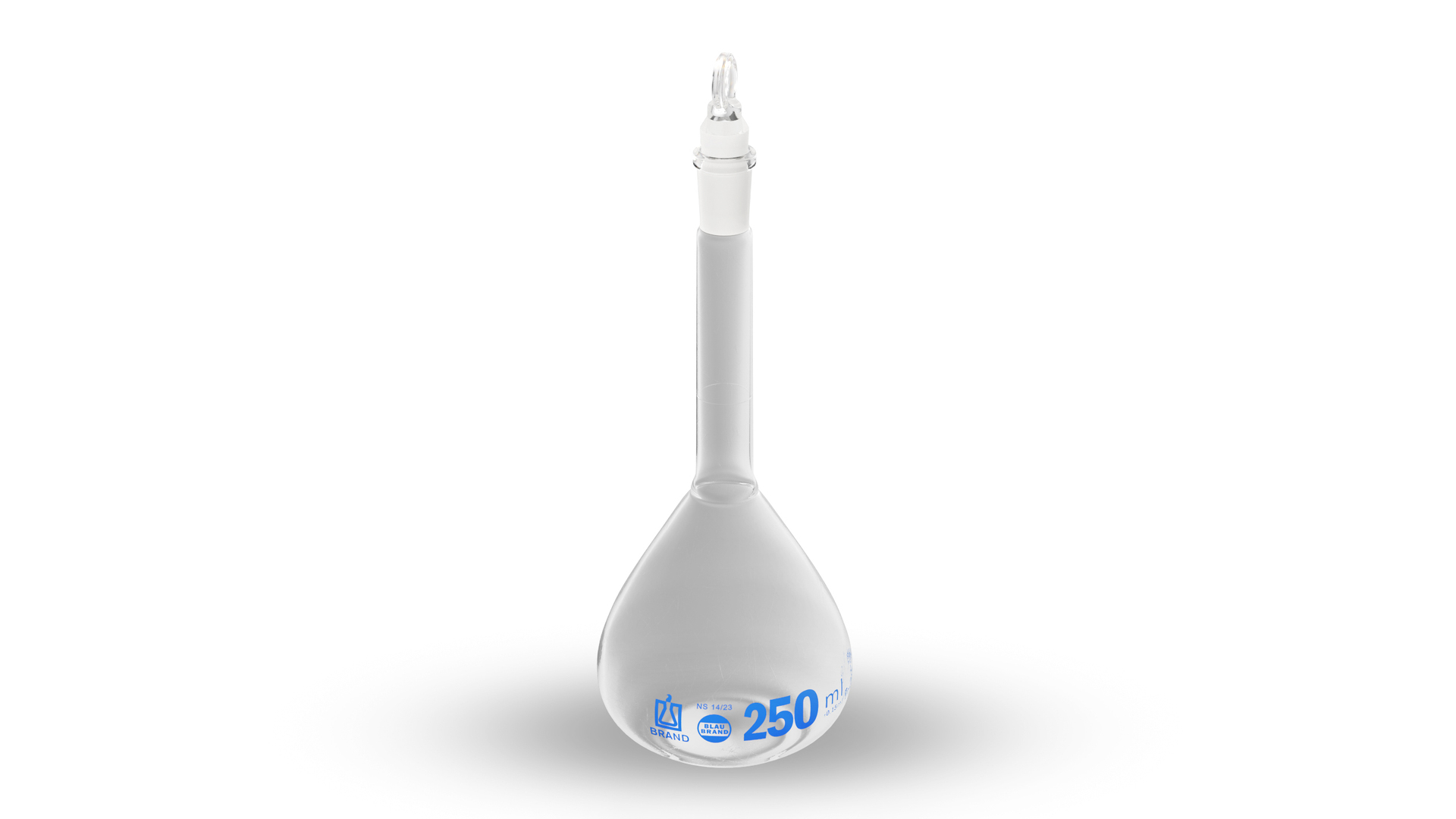 modelo 3d Matraz aforado de laboratorio 250 ml vacío - TurboSquid 2063016