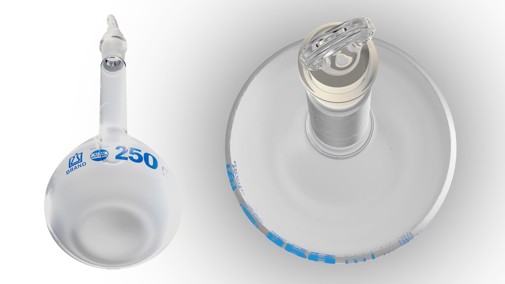 3D Lab Volumetric Flask 250ml Empty Model - TurboSquid 2063016