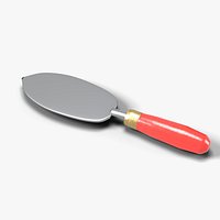 Garden Hand Trowel with Red Handle - Gardening Tool Prop