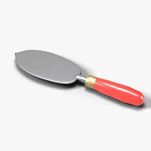 Garden Hand Trowel with Red Handle - Gardening Tool Prop