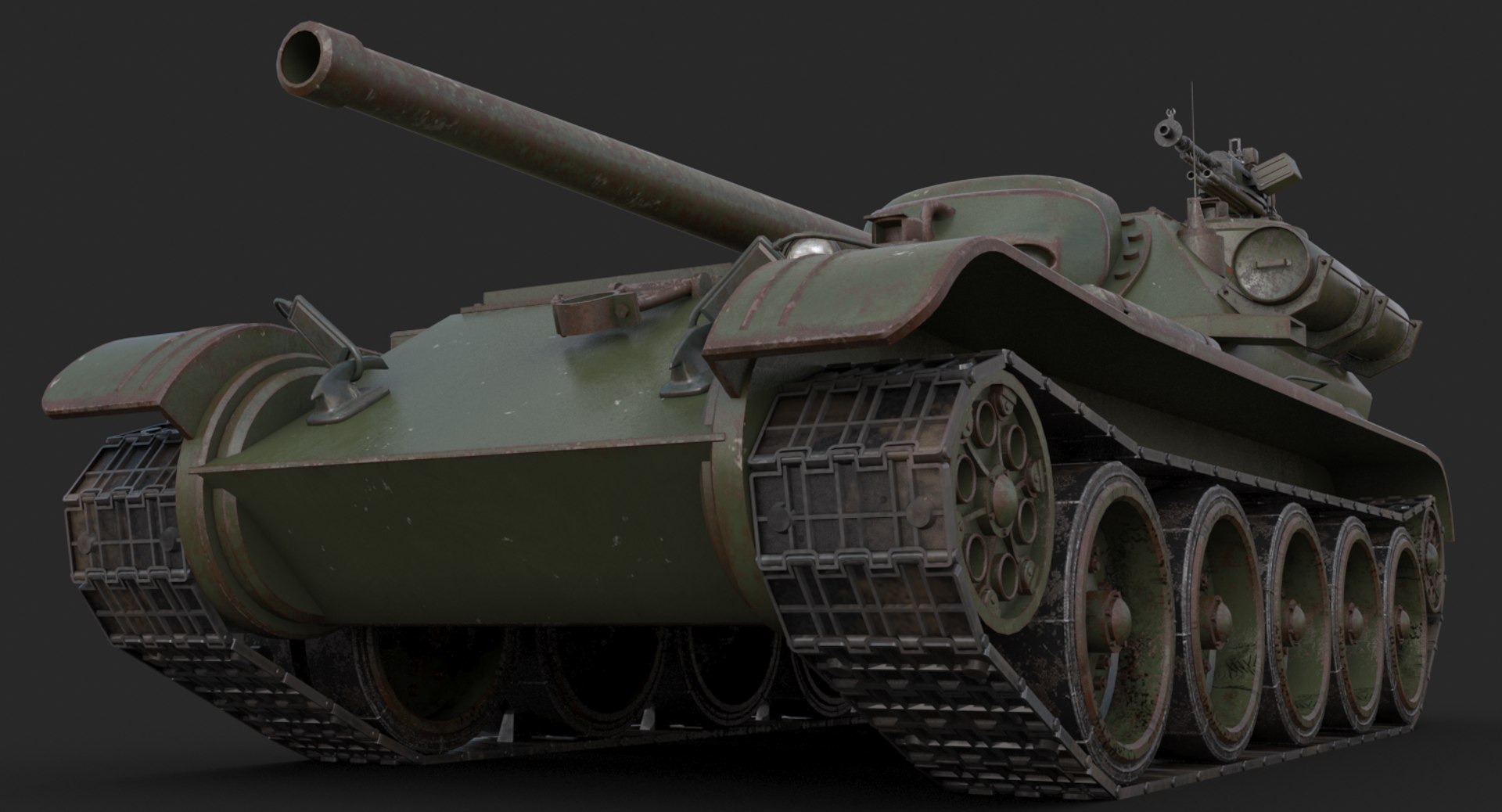 Tank Uralmash Su 101 3D Model - TurboSquid 1661550
