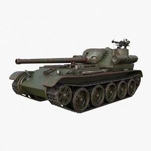 tank uralmash su 101 3D model
