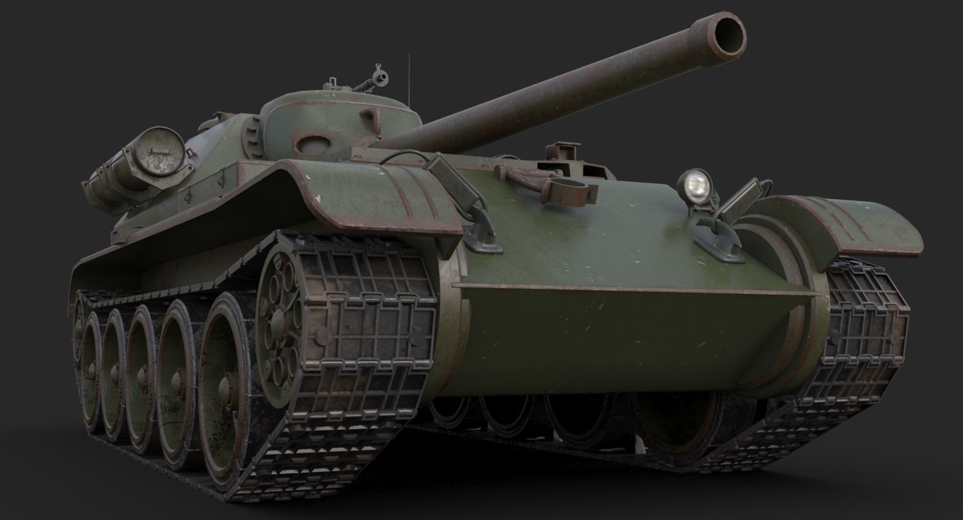Tank Uralmash Su 101 3D Model - TurboSquid 1661550