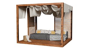 Pergola - PBR Textures 3D model