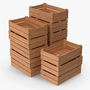 Stack Of Wooden Crates
