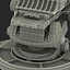 tv studio camera pedestal 3d model