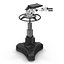 tv studio camera pedestal 3d model