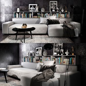 3D twils livingroom set