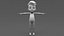 Stylized Cartoon Boy lowpoly Base Mesh