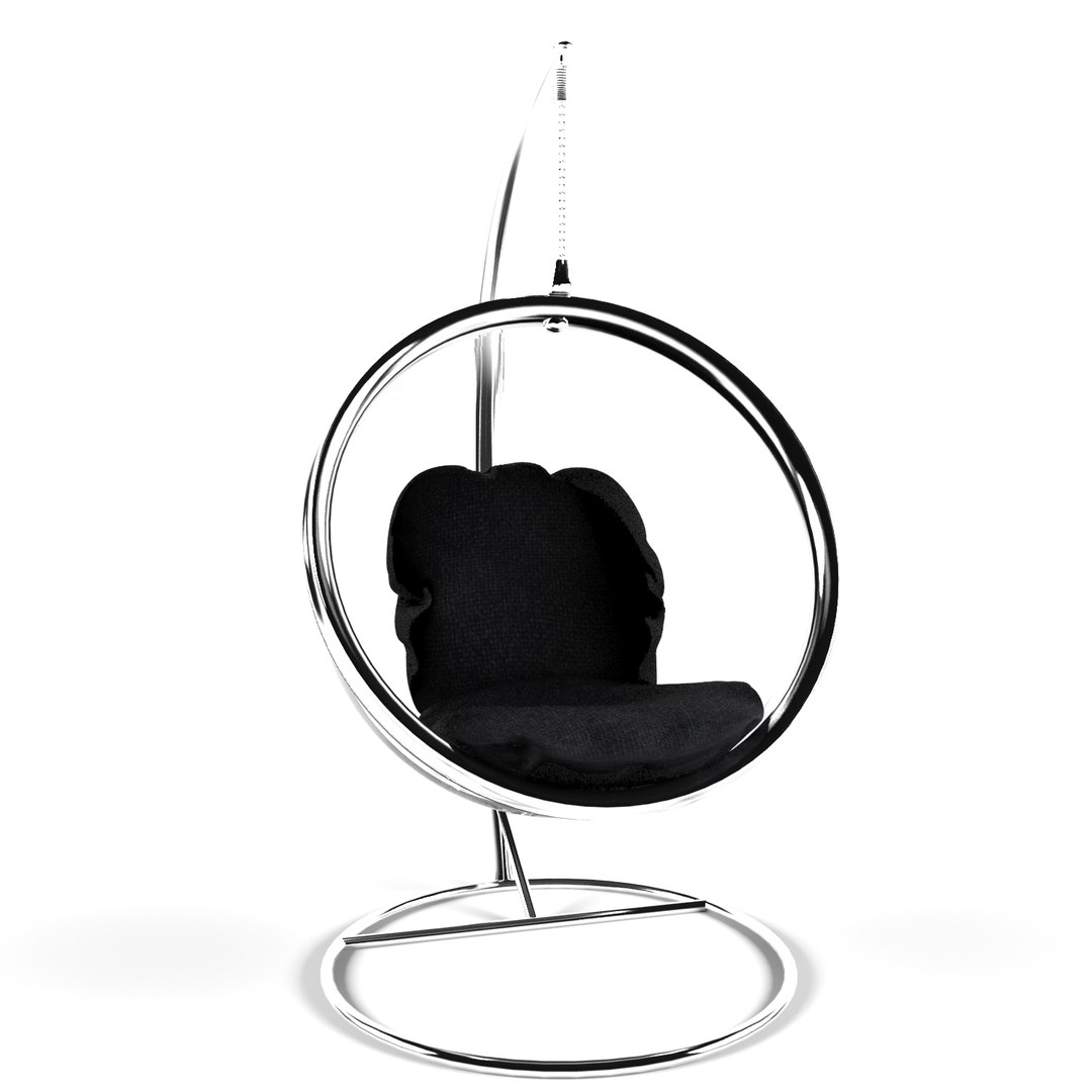 3d modern bubble chair model