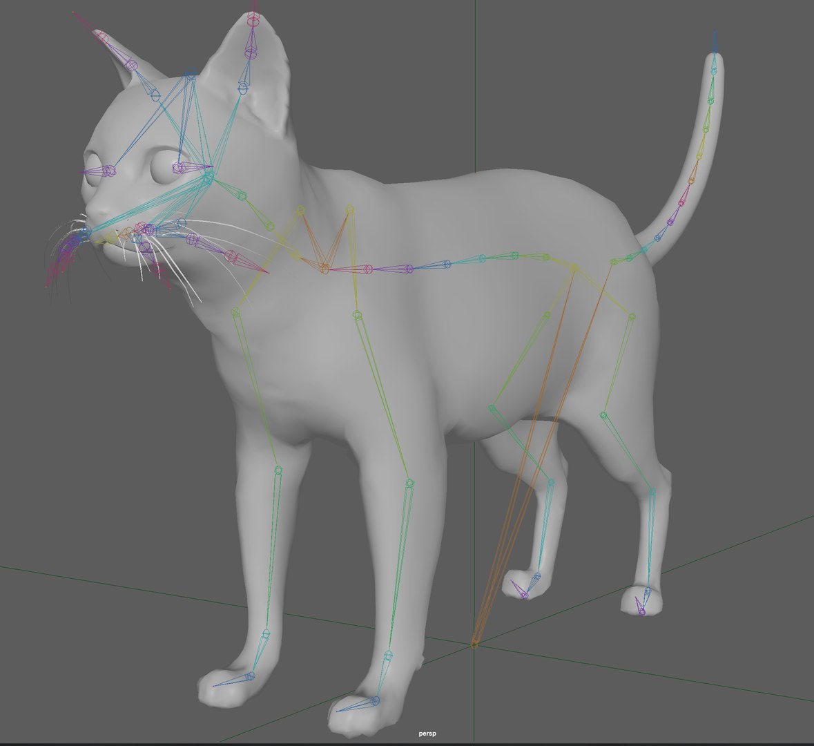 Cat Rigged Model - TurboSquid 1900983