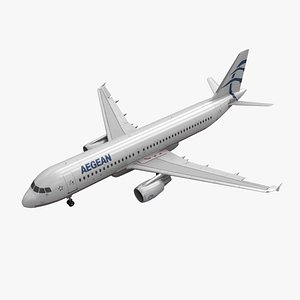 Airbus A320 Aegean Airlines Animated