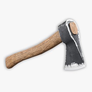 Wood Axe - Game Ready PBR low-poly 3D model model