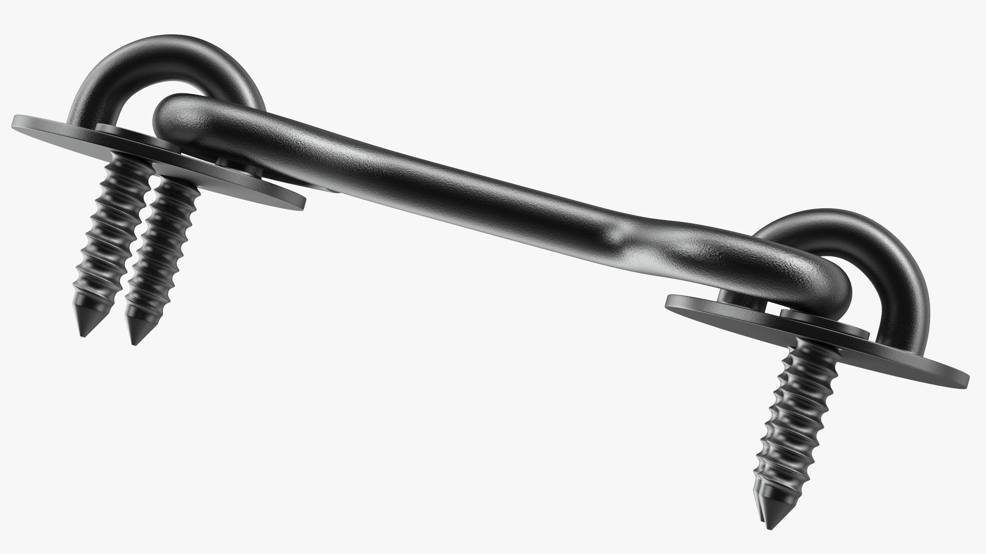 Hook And Eye Latch For Barn Door Black Model TurboSquid 1858369