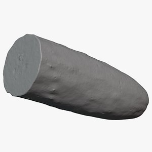 Japanese Cucumber Half 01 for 3D Print