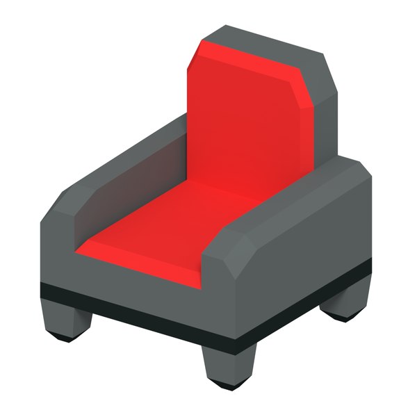 3D simple chair