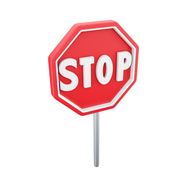 modelo 3d stop sign - TurboSquid 2018048