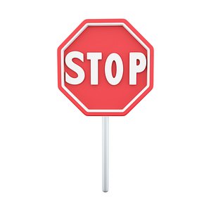stop sign 3D model