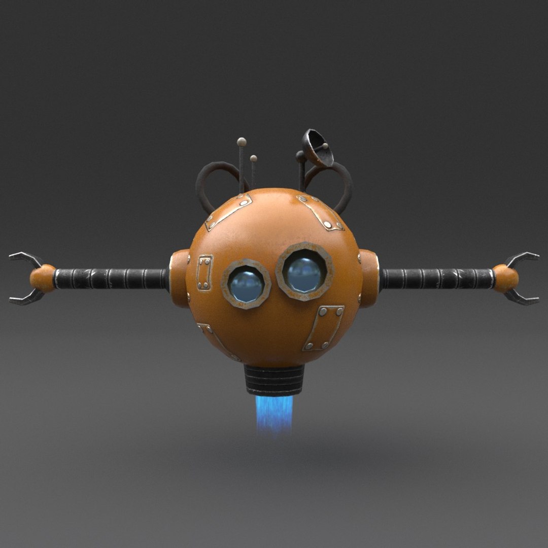 Robot Blender Rigged 3D - TurboSquid 1288395