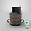 Barrel Bar Chair