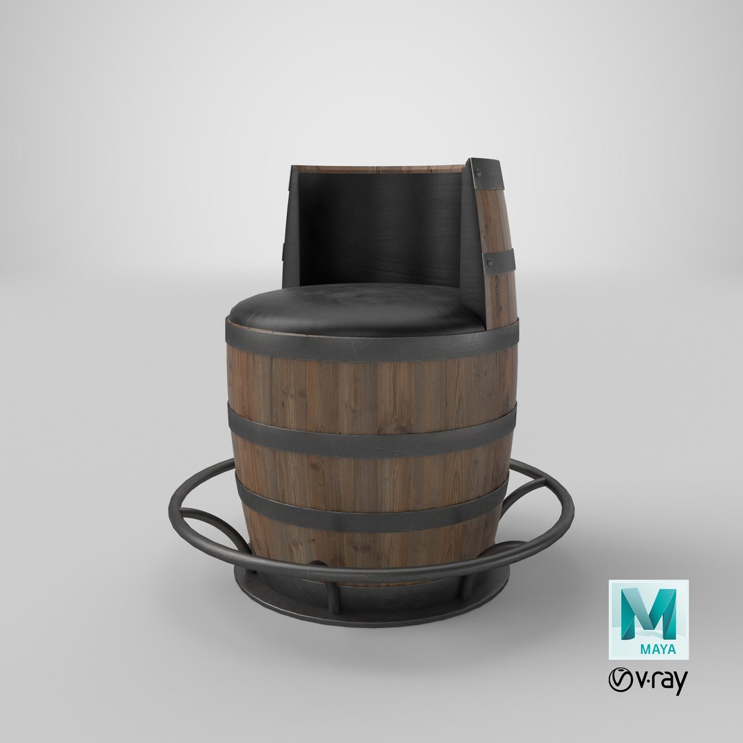 Barrel Bar Chair 3D model https://p.turbosquid.com/ts-thumb/Rd/TscwLh/yJ/stemcell_maya_vray_render/png/1662061908/1920x1080/fit_q87/d8da4163eead0819ed28688366707ffd09d8515a/stemcell_maya_vray_render.jpg