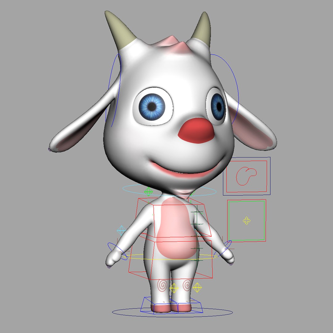 3D Cartoon Animation Character Model - TurboSquid 1642630