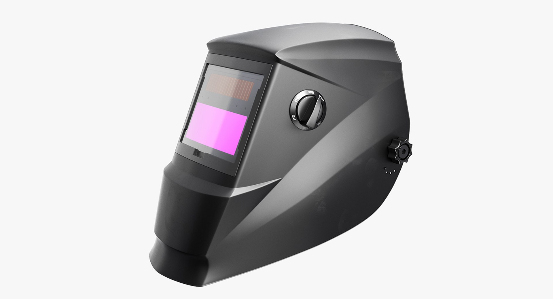 Welding Mask Black 3D model preview