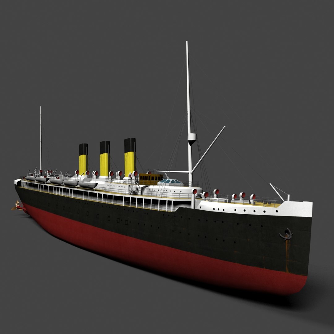 ocean liner 3d model