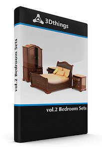 bedroom sets 3d max