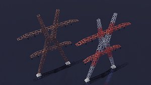 Electric Transmission Towers 3D