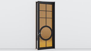 Aluminium door 350 3D model