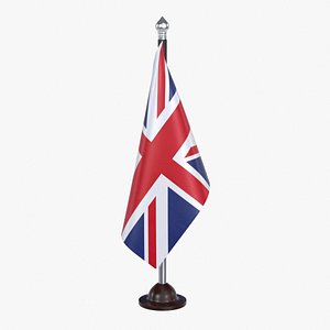 United Kingdom Flag Stand 3D model