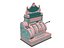 3D printer type machine model