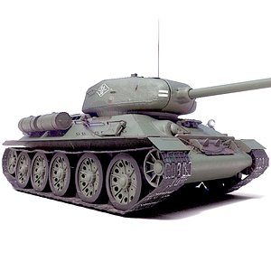 3D tank t-34-85