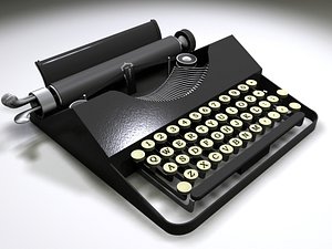 3ds early typewriter