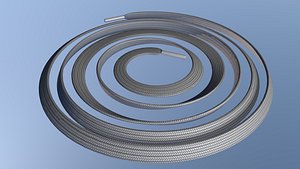 lace shoe shoelace 3D model