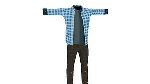 3D Male Outfit model