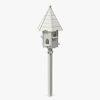 Six Nest Dovecote Painted White