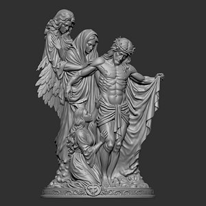 Descent from the Cross a traditional religious scene in Christian art