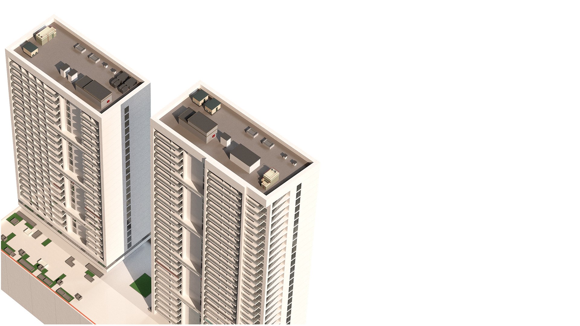 Bloom Heights Tower In Jumeirah Village Dubai Skyscrapper Model