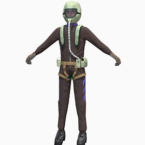 fighter plane pilot 3D