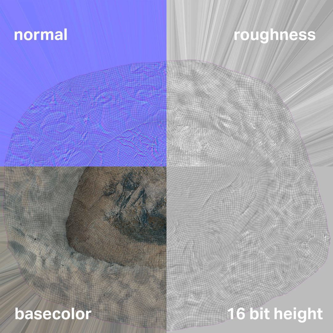 3D Model Smooth Rock In Beach Sand - 3d Scanned - TurboSquid 1927176