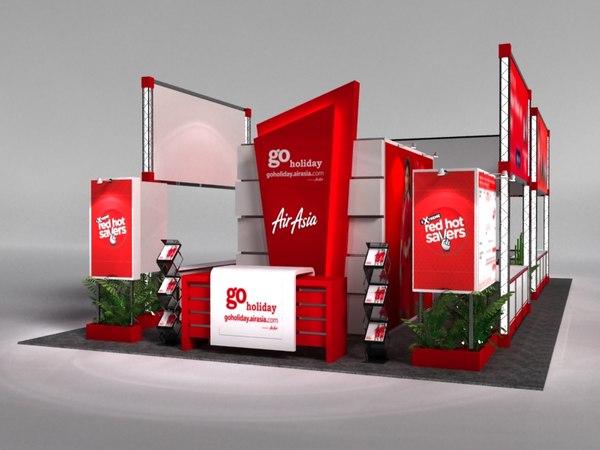 airasia 6 x 12 3D model