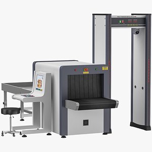 Security  Luggage X-Ray Machine 3D model