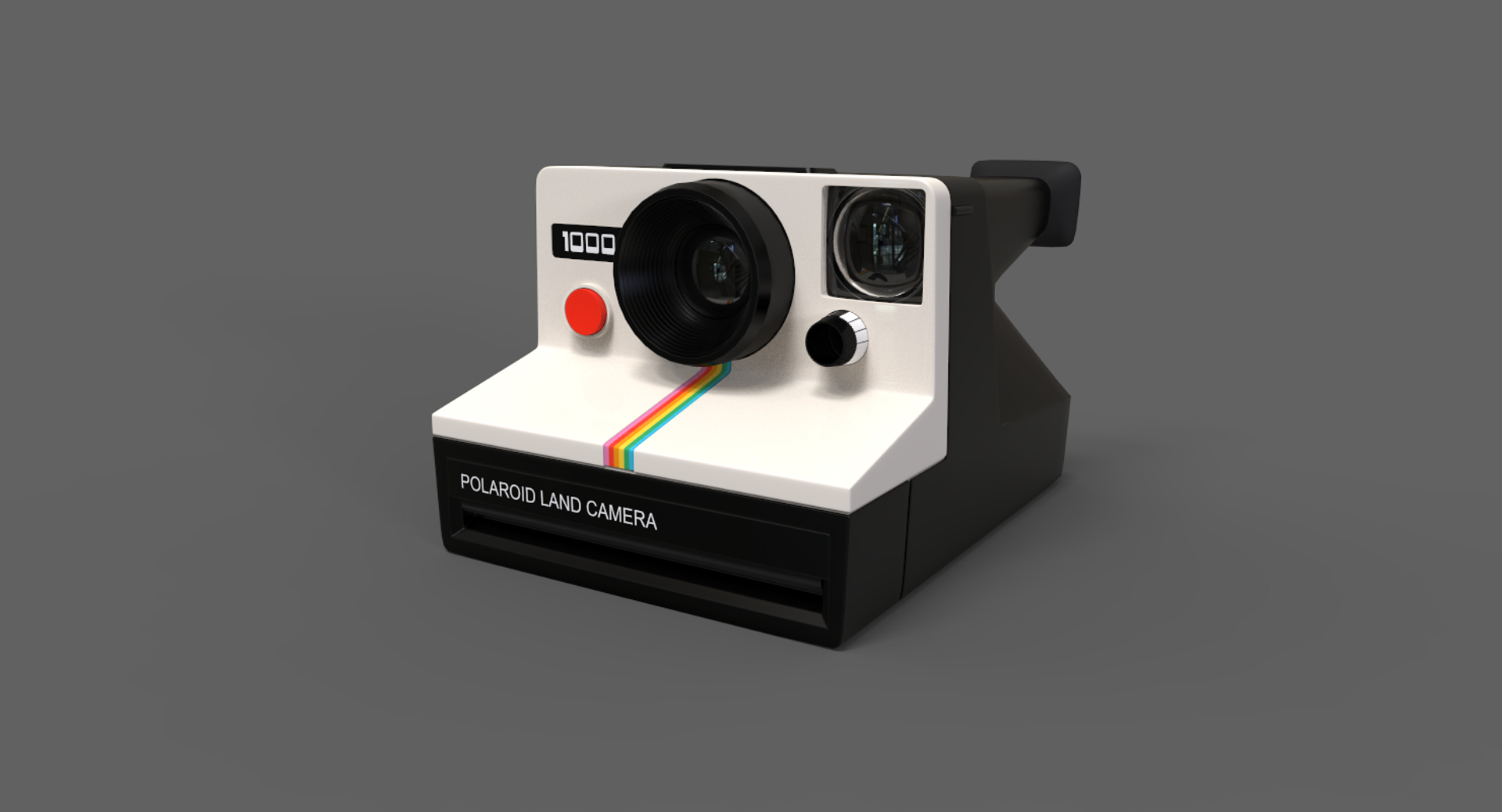 3D camera polaroid model - TurboSquid 1269188