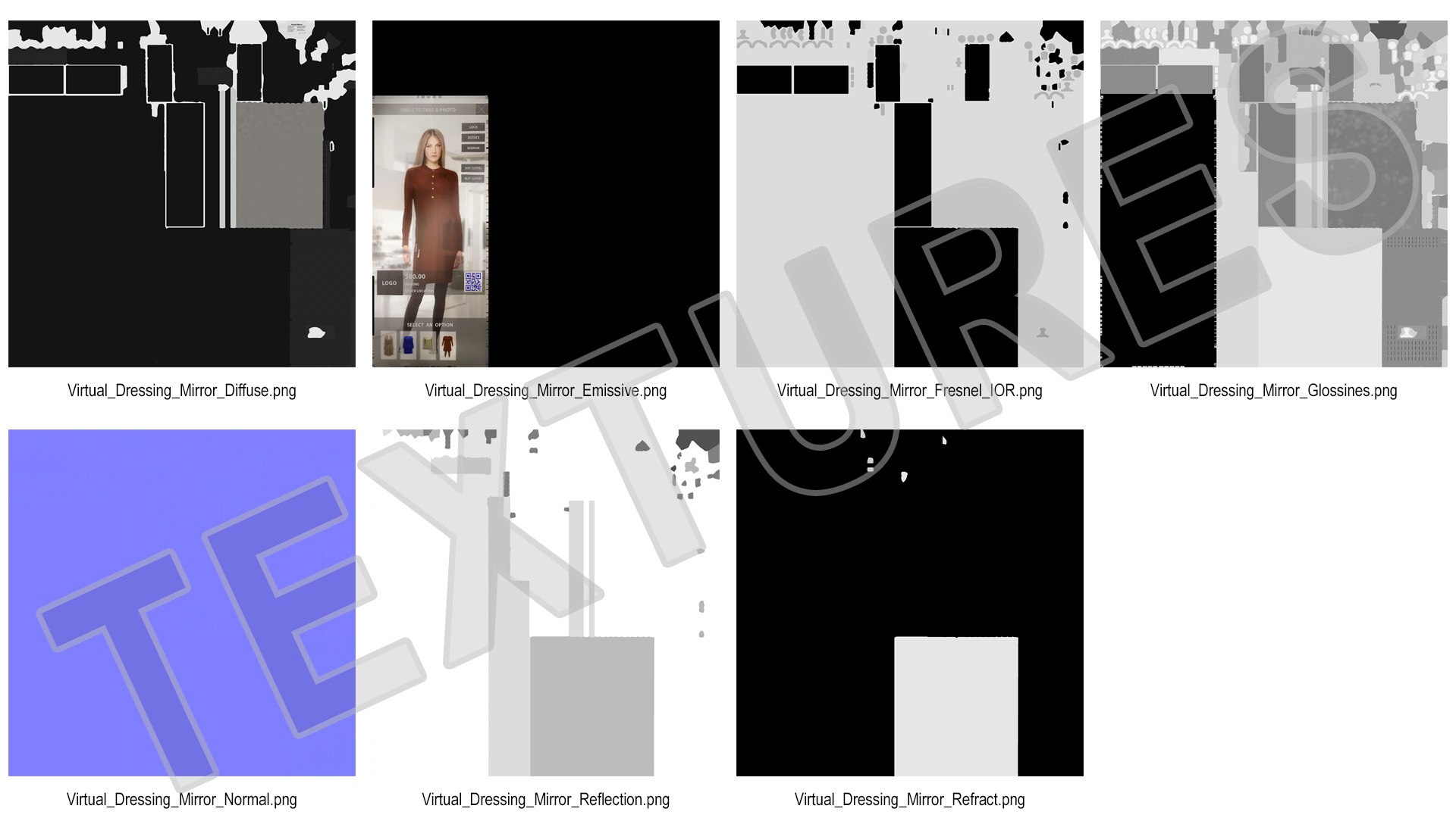 Virtual Dressing Mirror 3D model https://p.turbosquid.com/ts-thumb/Re/HENcnl/EP/virtualdressingmirror3dsmodel018/jpg/1707054354/1920x1080/fit_q87/49101d7df51a65d8cbab563334178393af578b22/virtualdressingmirror3dsmodel018.jpg